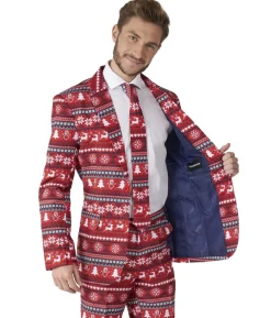Suitmeister Nordic Pixel Red