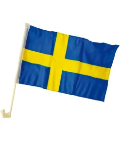 Svenske bil flag, 2 stk