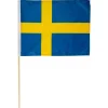 Svensk flag på pind, 40 x 30 cm