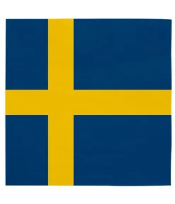 Sverige flag servietter, 20 stk