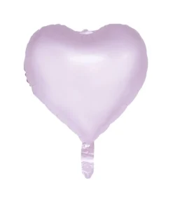 Syren pastel hjerte folieballon, 46 cm