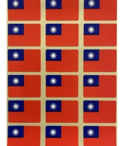 Taiwan flag stickers