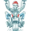 Tatovering Biker Born to Ride