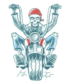 Tatovering Biker Born to Ride