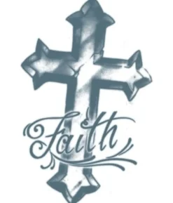 Tatovering Faith Cross