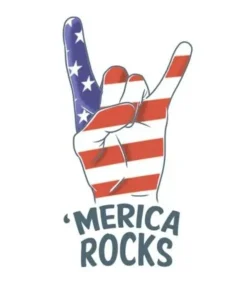 Tatovering 'MERICA ROCKS