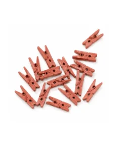 Terracotta mini klemmer, 24 stk