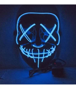 The Purge LED maske med blåt lys