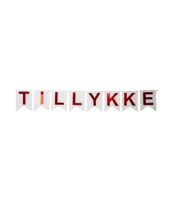 Tillykke banner, 3,6 m