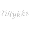 Tillykke guirlande, sølv