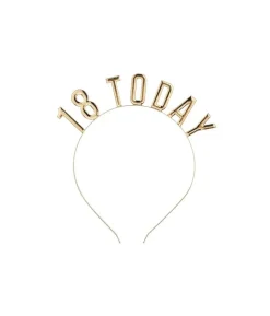 18 Today guld hårbøjle