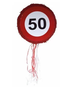 Træk pinata trafikskilt 50