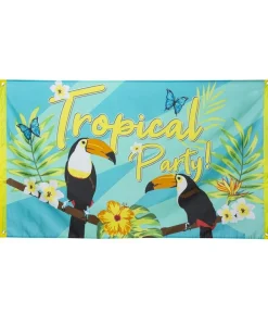 Tropical party flag
