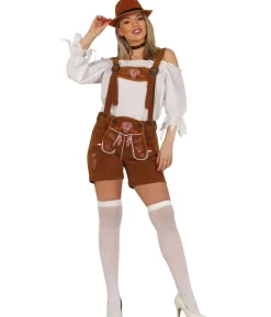Tyrolese lederhosen, lysebrune