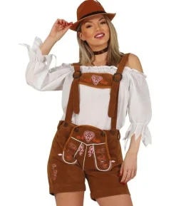 Tyrolese lederhosen, lysebrune