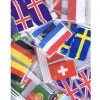 Udenlandske kageflag, 100 stk