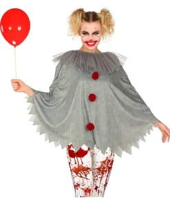 Uhyggelige klovn poncho
