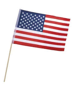 USA flag på pind