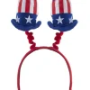 USA mini hat på hårbøjle