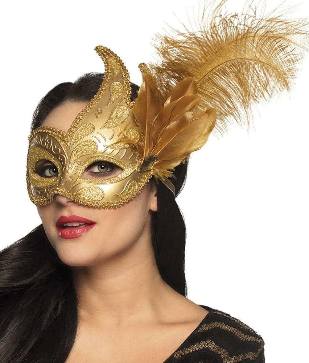 Venice Prezioso guld maske