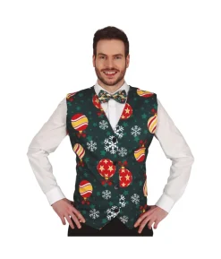Vest med julekugler