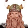 Vikingehjelm læder-look