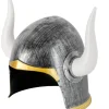 Vikingehjelm med horn
