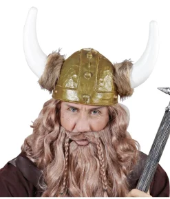 Vikingehjelm med pels
