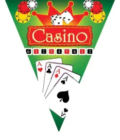 Vimpelguirlande Casino