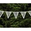 Vimpelguirlande med blomstermotiv