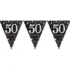Vimpelguirlande 50 år Sparkling