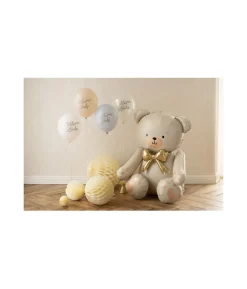 Welcome Baby ballonbuket, blå mix