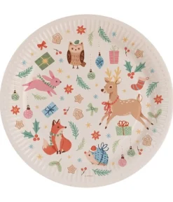 Winter Woodland paptallerkner 23 cm