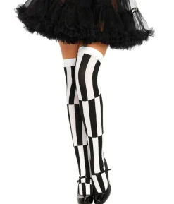 Woven Optical Illusion stockings