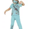 Zombie doktor kostume