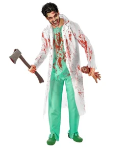 Zombie kirurg kostume