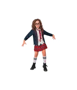 Zombie skolepige kostume