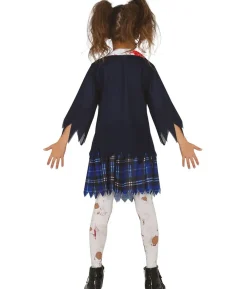 Zombie skolepige kostume